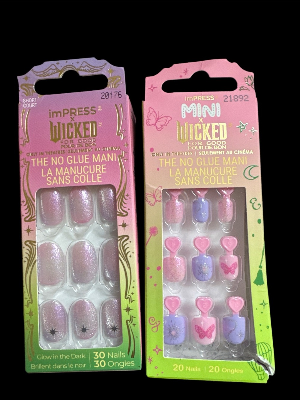 KISS imPRESS x Wicked Press-On Nails Bundle (2 Sets) | NEW